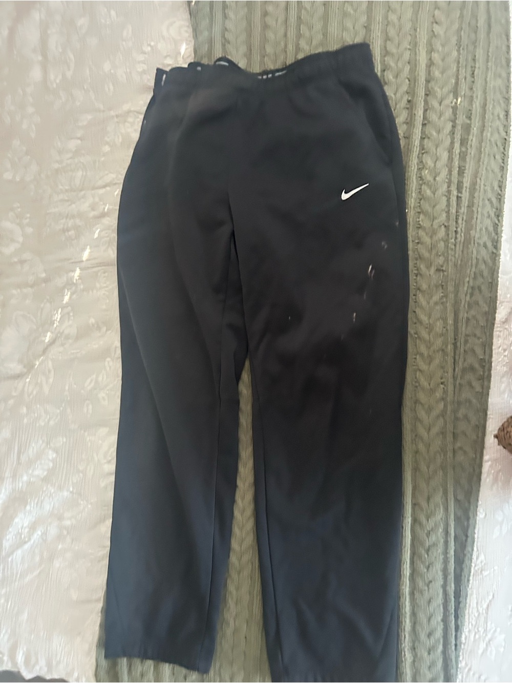 Nike' Black Dri-FIT Athletic Pants